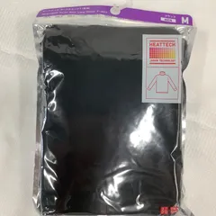 ユニクロ　メンズ　ヒートテック　タートルネックT（長袖）ブラック　Mサイズ　Y826