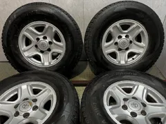 タイヤ走行短め【NANKANG 265/70R16】スタッドレス【トヨタ 90系ランクルプラド 純正ホイール 16インチ 7J6HPCD139.7+15】24年製　(KTJ682)のサムネイル