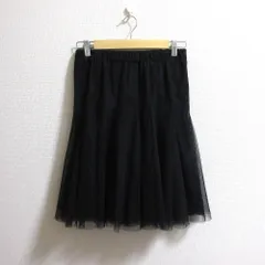 良品 Tadashi Shoji タダシショージ イージウエスト チュールスカート サイズ2 ブラック レディース 古着 中古 USEDのサムネイル