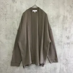 THE SHOP TK   ザショップティーケー　ハンドメイドステッチワッフルカーディガン　メンズ　ブラウン　Lサイズ ◇■のサムネイル