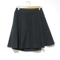 未使用 HUGO HUGO BOSS ヒューゴ ヒューゴボス フレア ミニスカート FR38 ブラック レディース 古着 中古 USEDのサムネイル