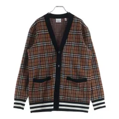BURBERRY LONDON (バーバリーロンドン) ノバチェック柄 ウール 長袖カーディガン ブラウン 8050766/72Bのサムネイル