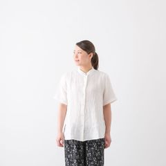 えみおわす サマーシャツ（リネン白） sサイズ - メルカリ