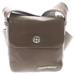 CHROME HEARTS (クロムハーツ) HOT POT ホットポット クロスボールボタンレザーショルダーバッグ ブラウン/シルバーのサムネイル