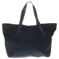 JIL SANDER (ジルサンダー) ナイロン/レザー トートバッグ ハンドバッグ 無地 ブラックのサムネイル
