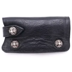 CHROME HEARTS (クロムハーツ) KEY CASE キーケース クロスボールボタン デストロイレザーキーケース ブラックのサムネイル
