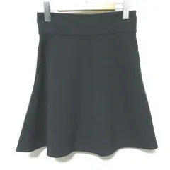 美品 RED VALENTINO レッドヴァレンティノ フレアミニスカート サイズ40 ブラック レディース 古着 中古 USEDのサムネイル