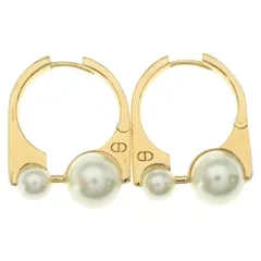 Christian Dior (クリスチャンディオール) Tribales New Look トライバルズニュールック フェイクパール ピアス ゴールドのサムネイル