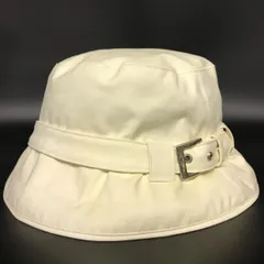 【美品】BURBERRY　バーバリー　バケットハット　表記サイズS　内側ノバチェック　キャンバス　ベージュ　246のサムネイル