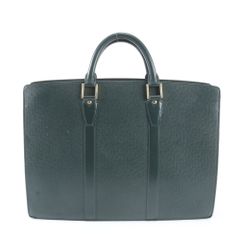 Louis Vuitton タイガ ビジネスバッグ グリーン - メルカリ
