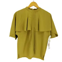 ルイルエブティック RUIRUE BOUTIQUE ピンタックケープスタンドカラーブラウス レディース JPN：M のサムネイル