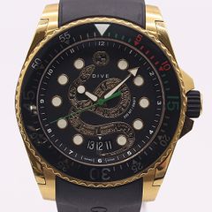 GUCCI 腕時計 スネーク ゴールド YA136219 グッチ DIVE - メルカリ
