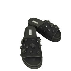 UNITED ARROWS Jewelry-embellished Bijou Sandals for Women, Size JPN: 36