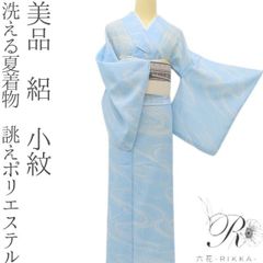 百華❀Y5115◇美品 夏着物 絽 正絹 手縫い仕立て 訪問着 - メルカリ