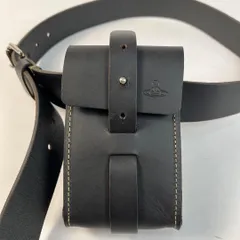 美品　Vivienne Westwood　ベルト　シガレットケース付　レザー 黒