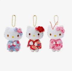 希少レア ハローキティ 浴衣姿 ぬいぐるみ サンリオ 非売品 星柄