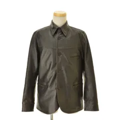 【RRL/DOUBLERL】Leather Car Coat レザーカーコートレザーコートのサムネイル