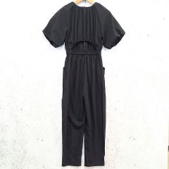 Rose Tiara オールインワン サロペット 42 XL リボン ネイビー - メルカリ