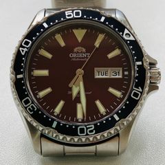 ORIENT オリエント 23550 自動巻 腕時計 カットガラス ブラック - メルカリ