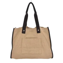 アズールバイマウジー AZUL by moussy トートバッグ キャンバス レザー風ハンドル 無地 アイボリー 黒 ブラック 250ESA55-132C ■ECC004のサムネイル