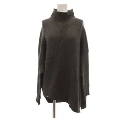 ギャバジンケーティー Gabardine K.T ニット セーター アシンメトリー F チャコールグレー ハイネック 長袖 /IBのサムネイル