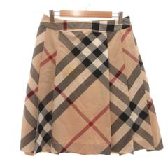 BURBERRY LONDON プリーツスカート ノバチェック 46 - メルカリ