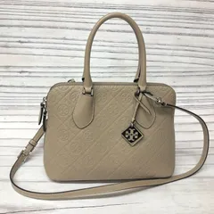 m001 X(80) トリーバーチ Tモノグラム スウィング デボス ミディアム Tory Burch 2wayハンドバッグ ショルダーストラップ レザー 牛革のサムネイル