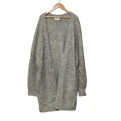 良品 Acne Studios アクネストゥディオズ RAYA SH MOHAIR モヘア ロングカーディガン XS グレー レディース 古着 中古 USEDのサムネイル
