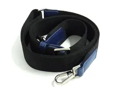 ■新品同様■ Paul Smith ポールスミス バッグ用 クロスボディ ショルダーストラップ 斜め掛け ブラック系×ネイビー系 DB3860のサムネイル