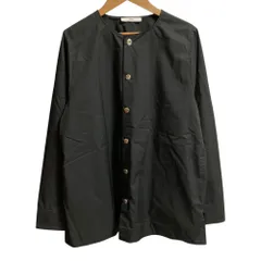 美品 ASTRAET アストラット ノーカラーシャツブルゾン ブラック レディース 古着 中古 USEDのサムネイル