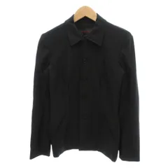 ラルフローレン RALPH LAUREN 美品 ジャケット S 黒 ブラック シャツカラー シングル 総裏地 /SJ ■ECE006のサムネイル