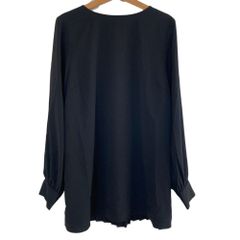 FOXEY NEW YORK スフレパウダーノースリーブブラウス 黒 38 - メルカリ
