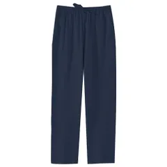 綿100% 10分丈 ルームパンツ パジャマ ガーゼ レディース メンズ 薄手 吸水 速乾 部屋着 長ズボン ウエストゴム 無地 ナイトウェア 冷房対策 女性 男性 rr-090のサムネイル