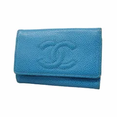 【⭐︎Renew Brand⭐︎ 】CHANEL キーケース　青　ブルー 2026年最新】シャネル キーケース ブルーの人気アイテム - メルカリ