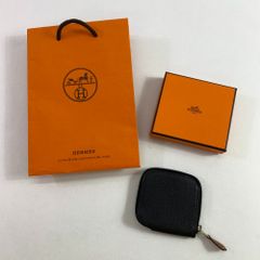 未使用☆HERMES エルメス メジャー スケール レザー ブラック 巻き尺