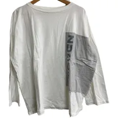 美品 ZUCCa ズッカ ロゴプリント ワイドTシャツ ZU13JJ141 ホワイト レディース 古着 中古 USEDのサムネイル