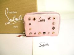 未使用保管品 クリスチャンルブタン バレンタイン スタッズ 三つ折り