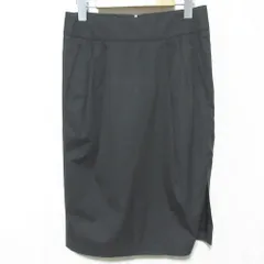 良品 Dries Van Noten ドリスヴァンノッテン ツータックスカート サイズ34 ブラック レディース 古着 中古 USEDのサムネイル