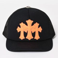 CHROME HEARTS トラッカーキャップ オレンジクロス - メルカリ