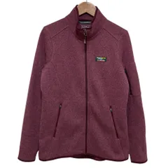 美品 L.L.Bean エルエルビーン フリース フルジップ ジャケット 504888 サイズXS REG レッド レディース 古着 中古 USEDのサムネイル