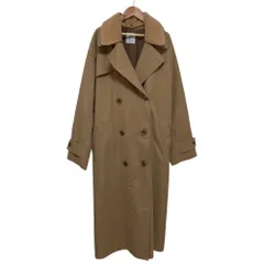 美品 FILL THE BILL フィルザビル コットンウール ロングトレンチコート 101-182044 サイズ1 ベージュ レディース 古着 中古 USEDのサムネイル
