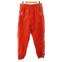 アディダスオリジナルス adidas originals × アレキサンダーワン ALEXANDER WANG コラボ トラックパンツ トレフォイル ロゴ スリーストライプ L 赤 レッド 0612のサムネイル