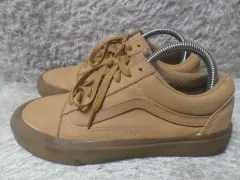 245 VANS ヴァンズ オールドスクール テンジャン ベージュ スニーカー 中古 靴