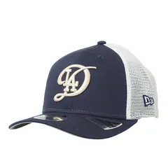 NEWERA ニューエラ  USモデル ドジャース キャップ NEW ERA Los Angeles Dodgers City Connect 9SEVENTY Stretch-Snap Trucker ネイビー ホワイト メッシュキャップ トラッカーキャップのサムネイル