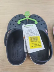 クロックス クロックバンド クロッグ キッズ ネイビー (新品)のサムネイル