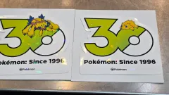 ポケットモンスター 30周年 ロゴステッカー パッチョム/ズガイドのサムネイル