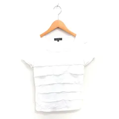 リフレクト Reflect カットソー Tシャツ 深めボートネック ティアード 半袖 9 アイボリー /TT27のサムネイル