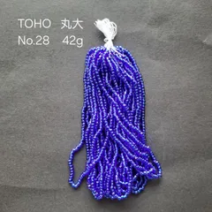 TOHO  丸大ビーズ　糸通し   No.28   青