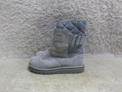 ☆美品 SOREL スノーブーツ ライリー 24cm グレー - メルカリ