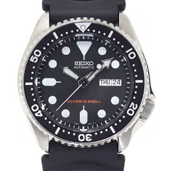 セイコー SEIKO メンズ腕時計 ブラックボーイ SKX007K 自動巻き ブラック文字盤 海外組み立てモデル【中古】のサムネイル